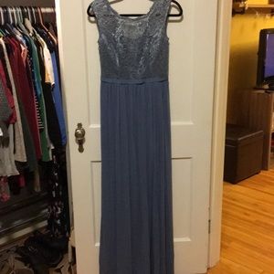 David’s Bridal Bridesmaid dress// Style F19328